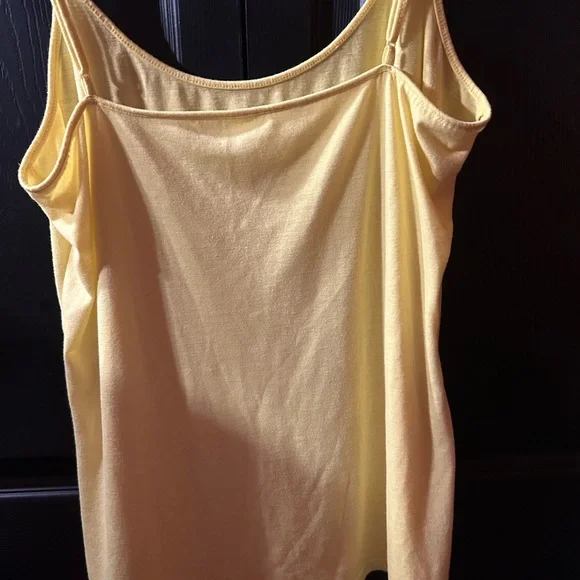 INC International Concepts Lemon Yellow Eyelet tunic and matching tank top - 16 - Picture 6 of 6